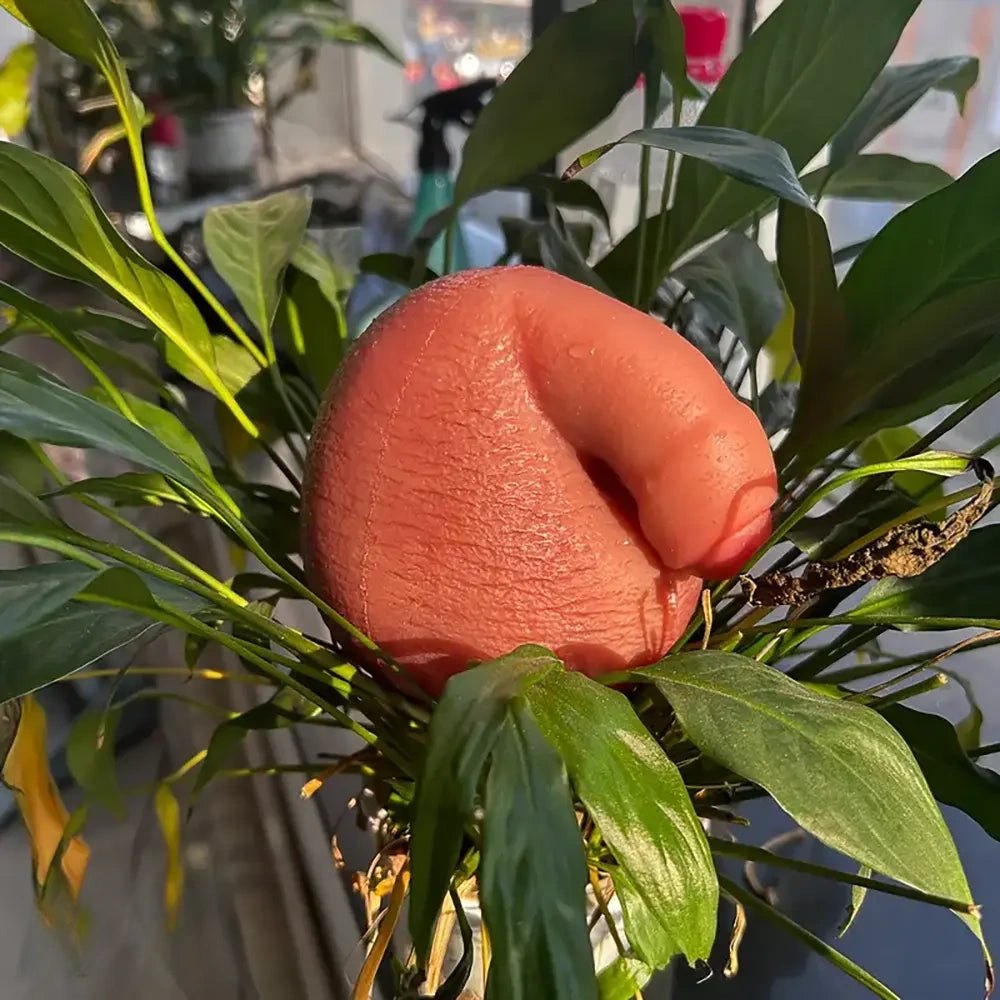 Brown silicone scrotum ball toy, photo 5