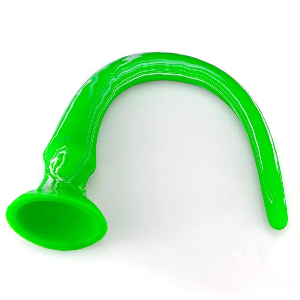 Slim tapered silicone suction cup dildo, photo 13