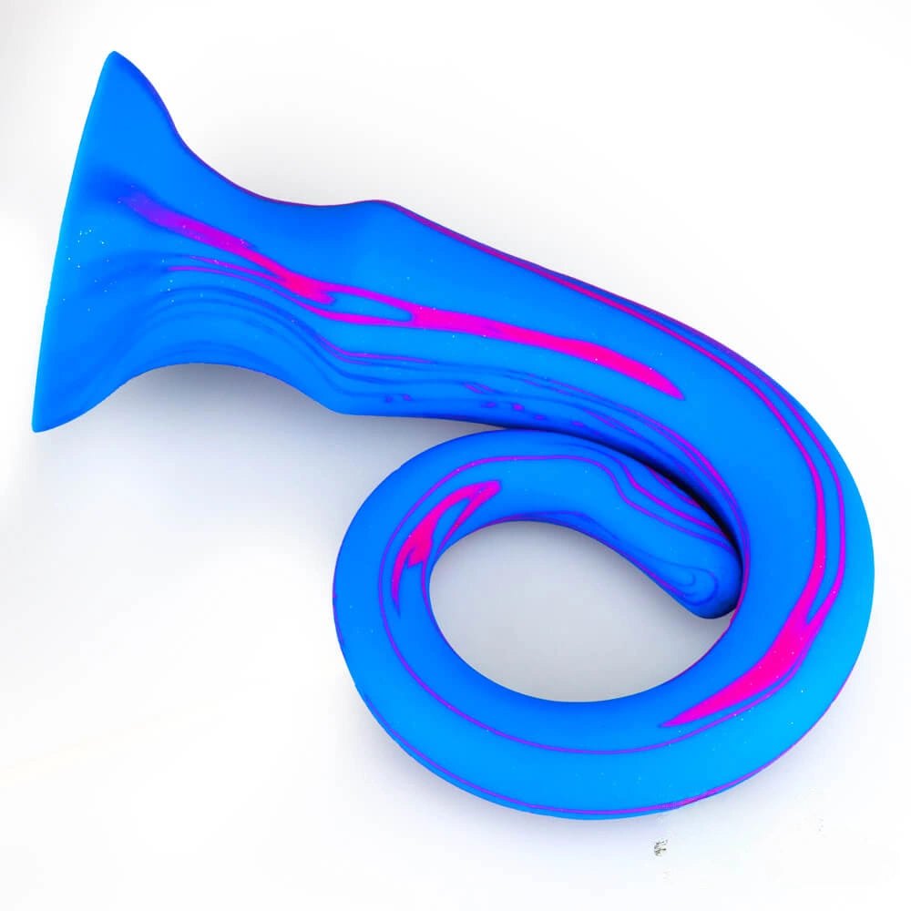 Slim tapered silicone suction cup dildo, photo 3