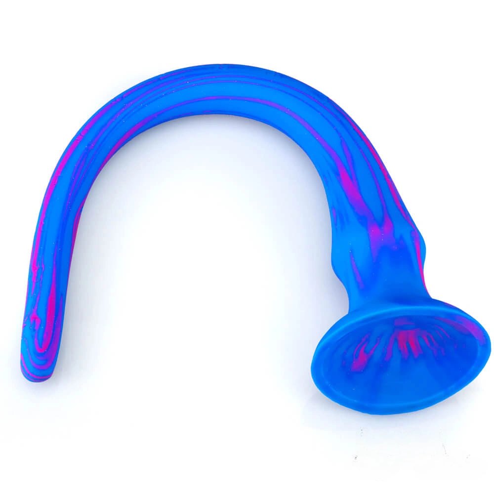 Slim tapered silicone suction cup dildo, photo 5