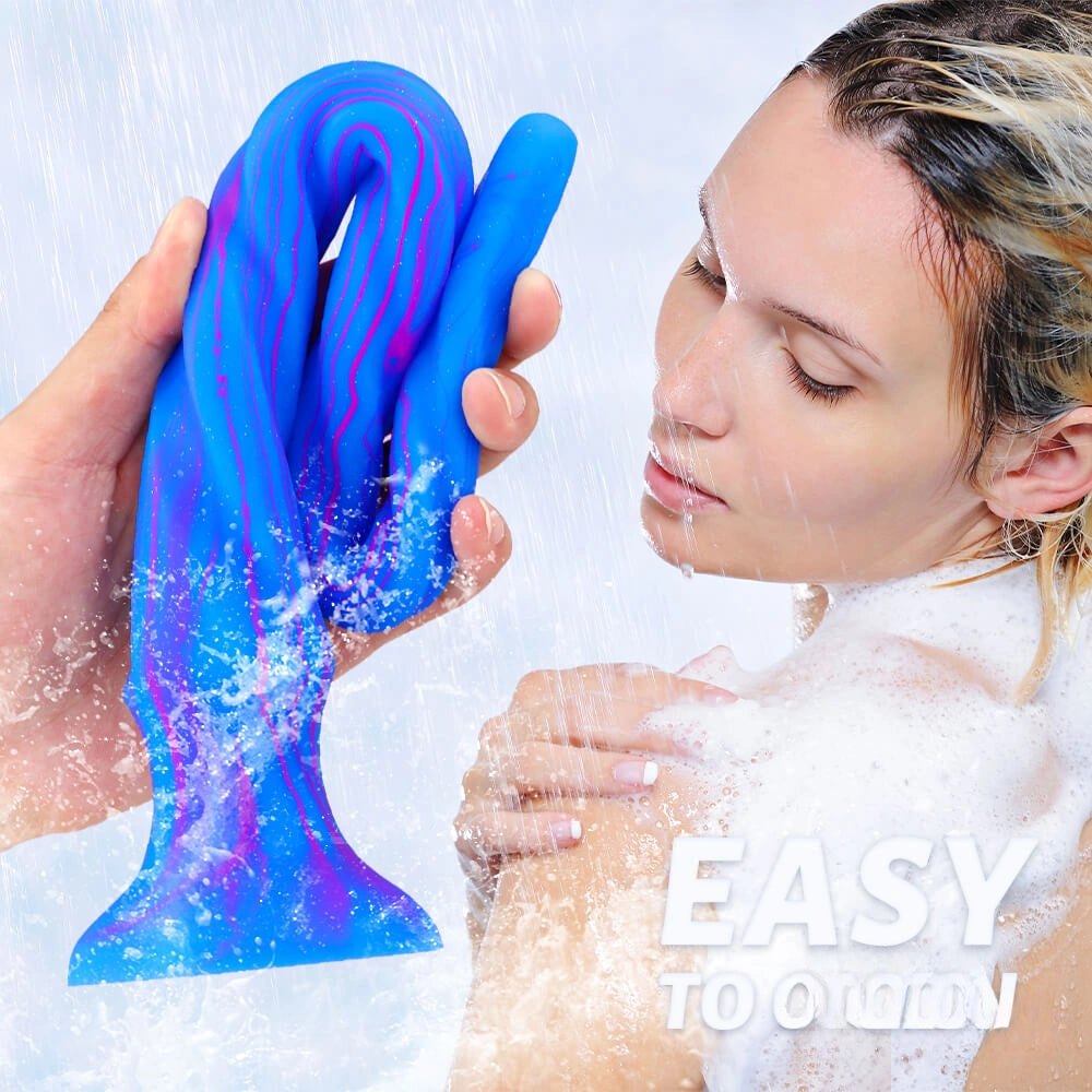 Spiral silicone suction cup dildo, photo 10