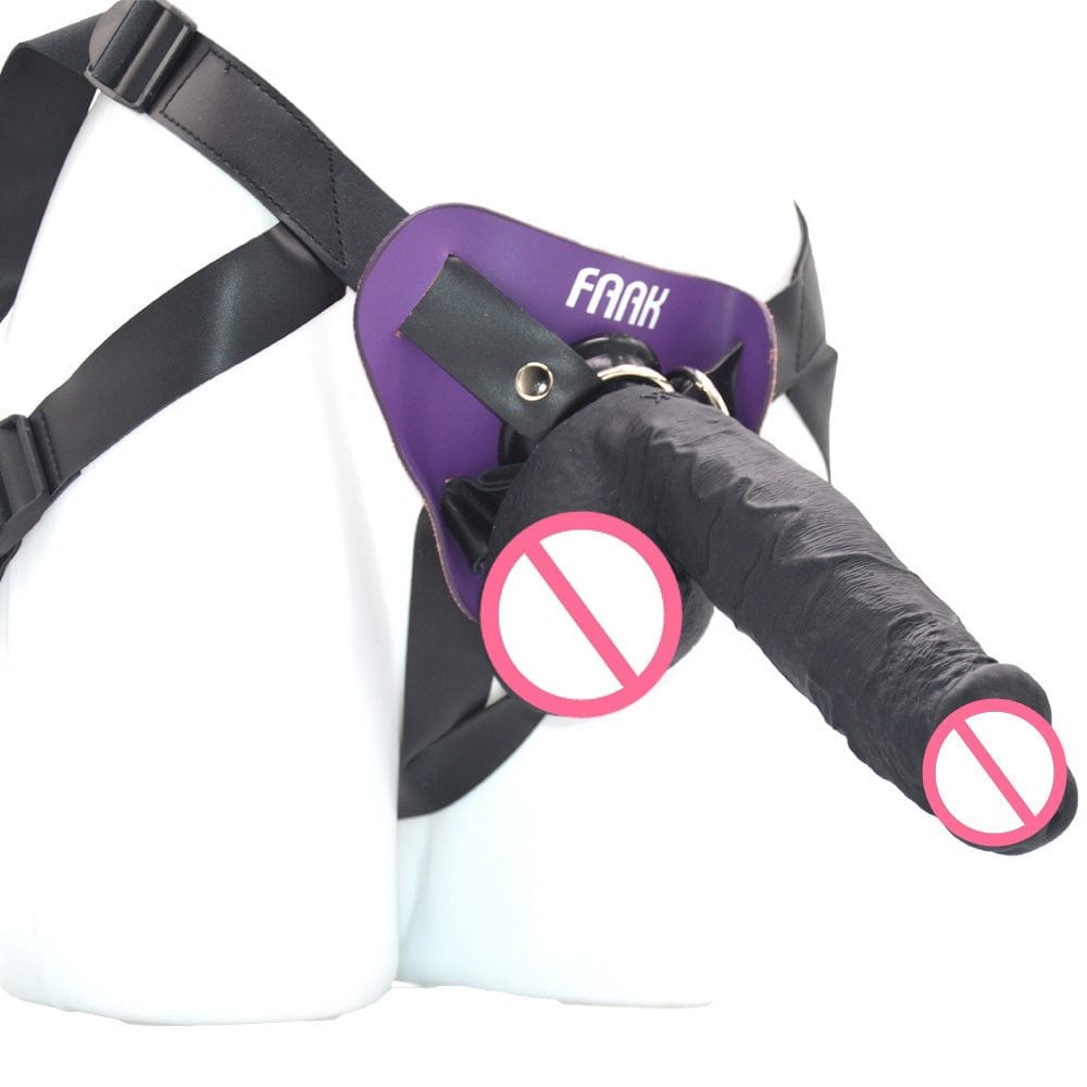 Silicone dildo with strap-on harness, photo 5