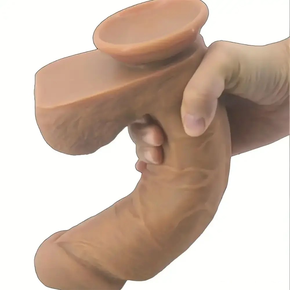 Flesh tone silicone strap-on harness dildo, photo 4