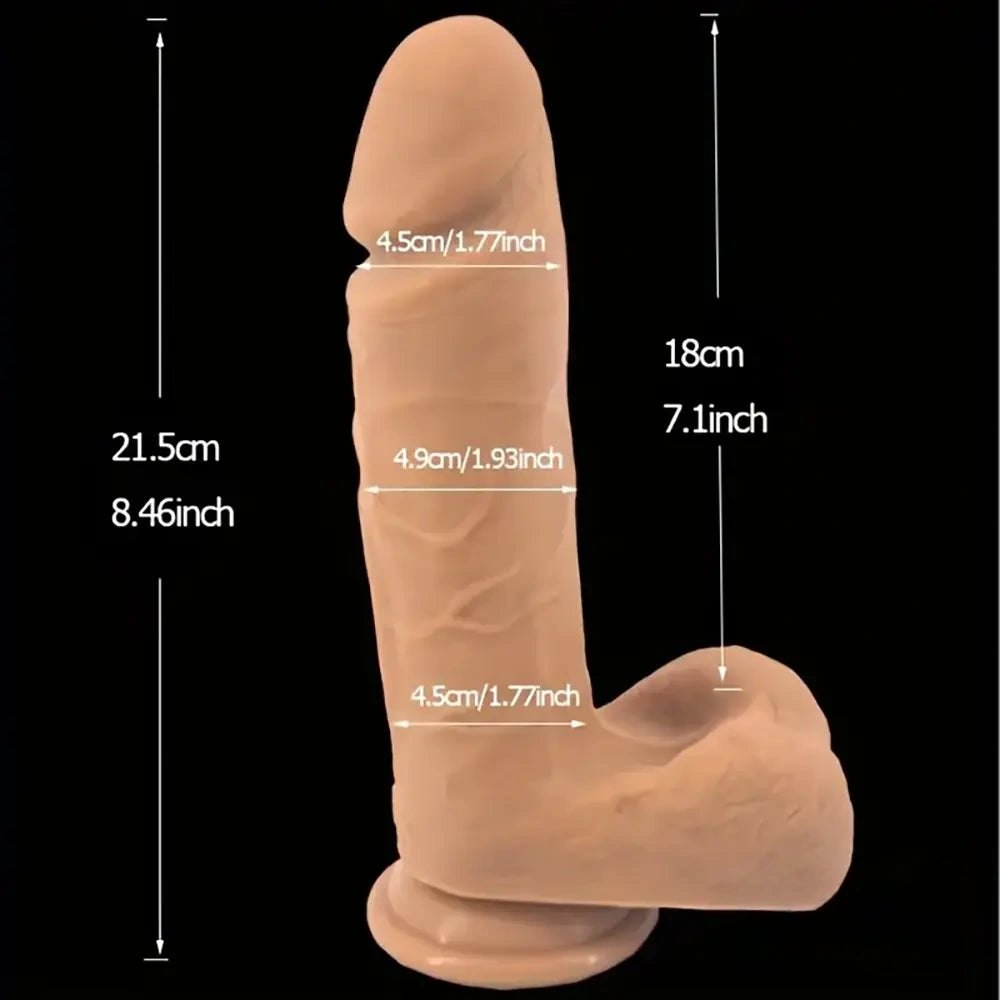 Flesh tone silicone strap-on harness dildo, photo 9