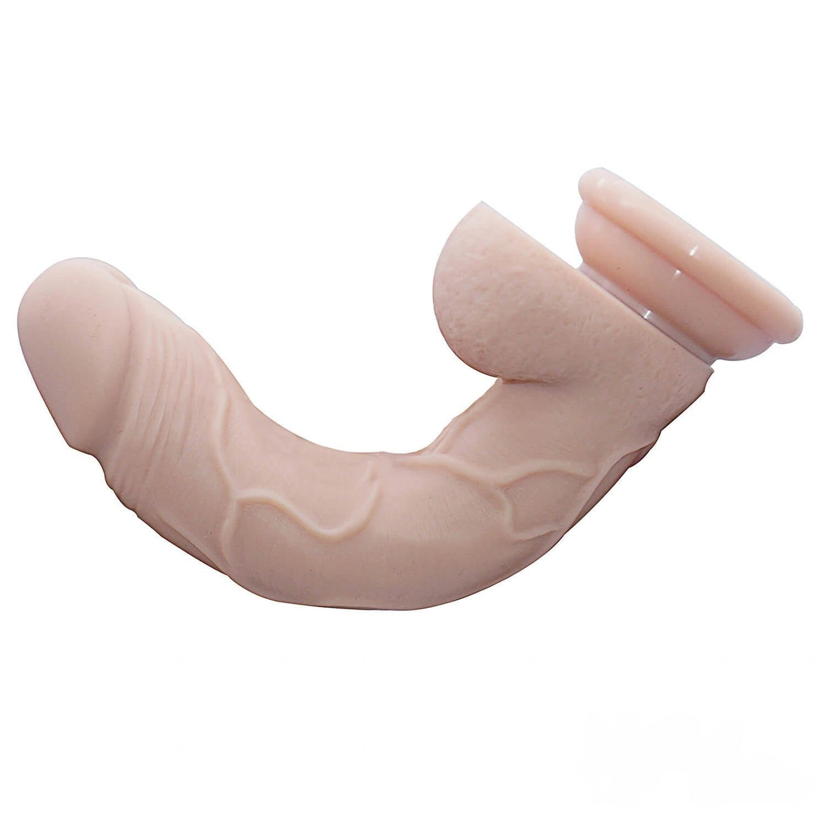 Flesh-tone silicone suction cup dildo, photo 2