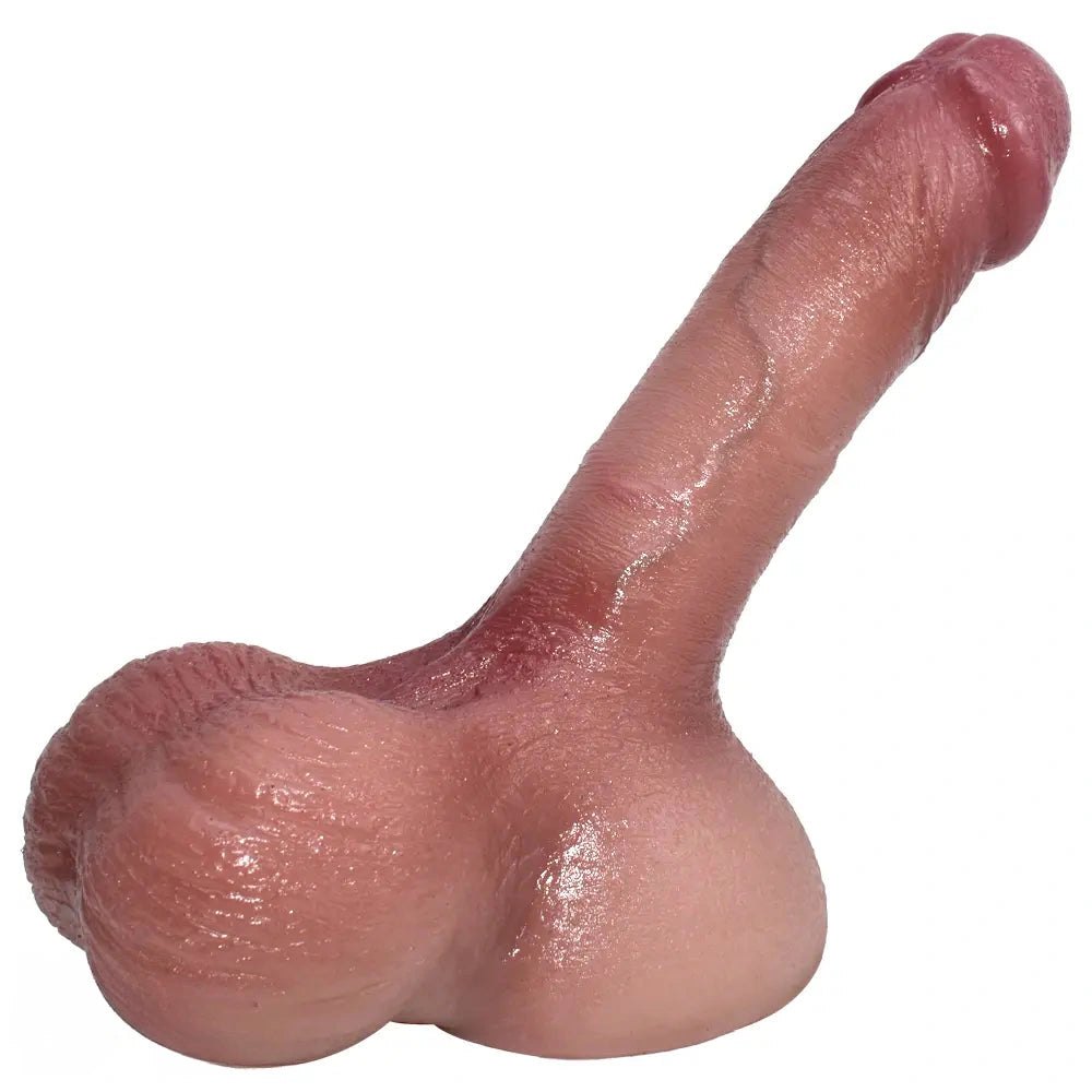 Flesh tone silicone suction cup dildo, photo 1
