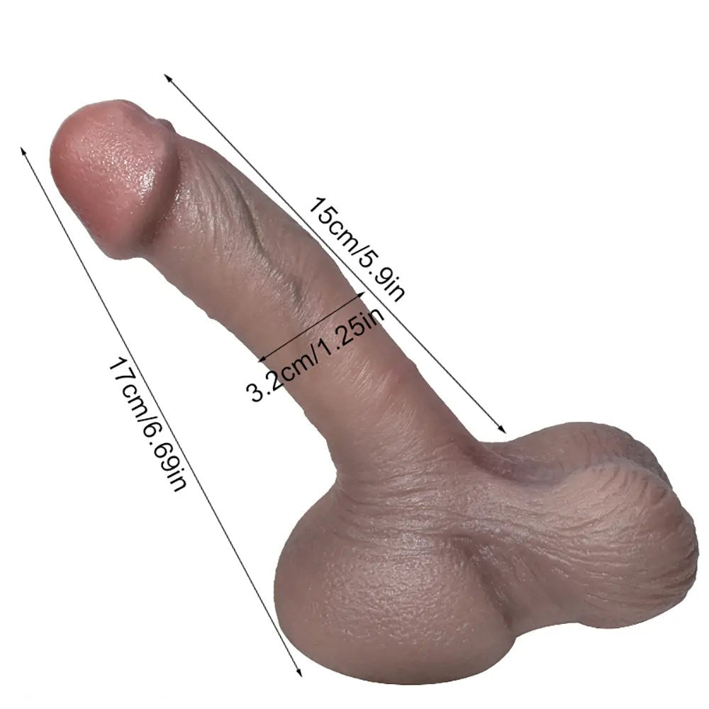 Flesh tone silicone suction cup dildo, photo 4
