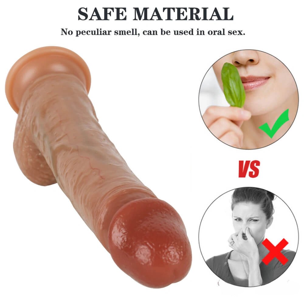 Flesh suction cup realistic dildo, photo 4