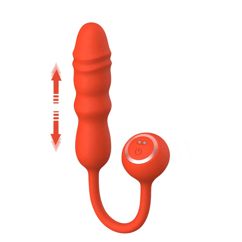 Silicone thrusting g-spot vibrator, photo 1