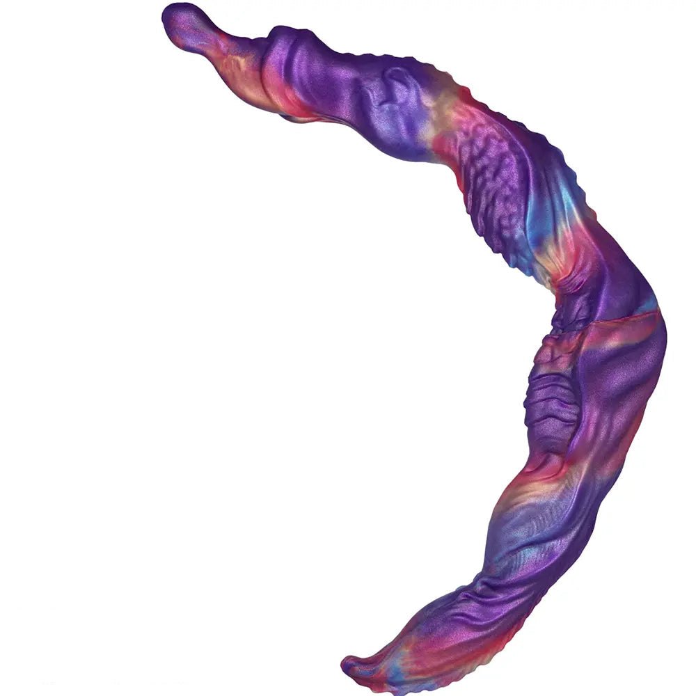 Twisted knot silicone fantasy dildo, photo 2