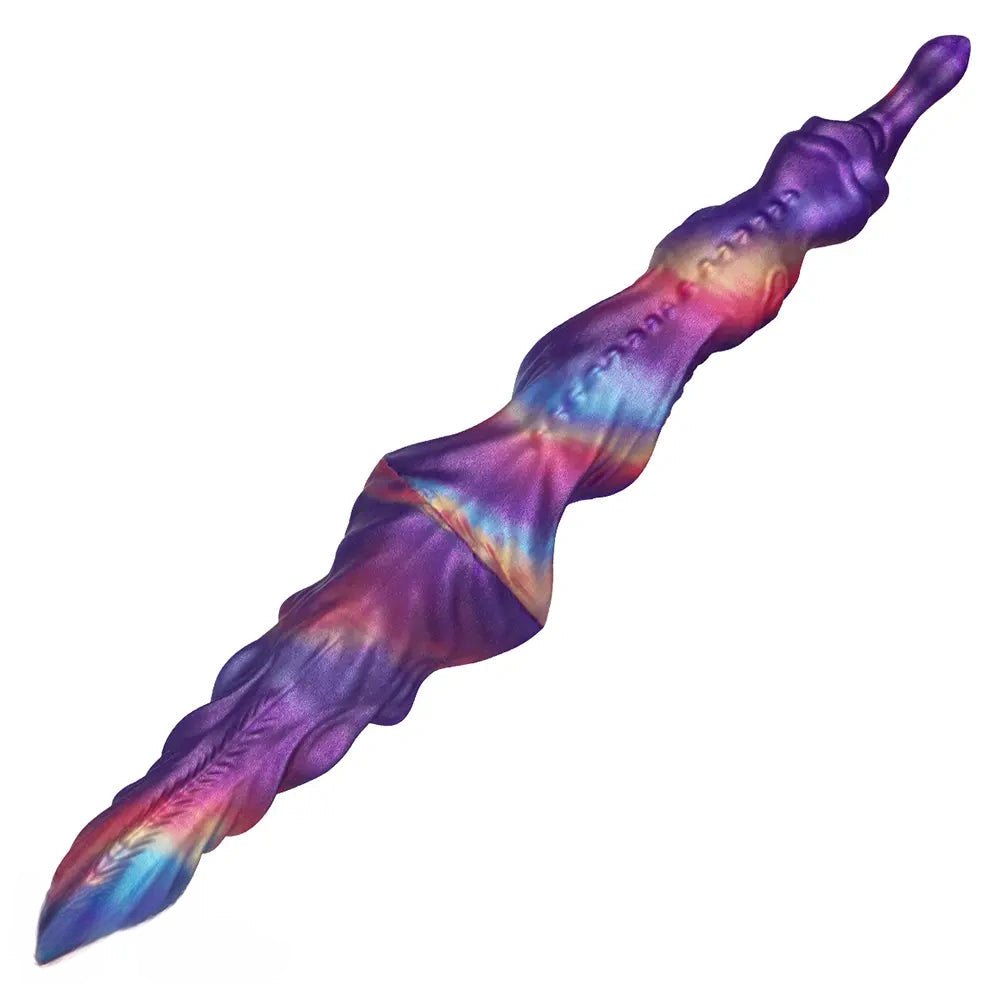 Twisted knot silicone fantasy dildo, photo 5