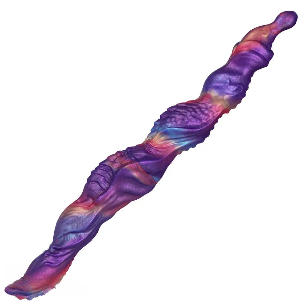 Twisted knot silicone fantasy dildo, photo 6