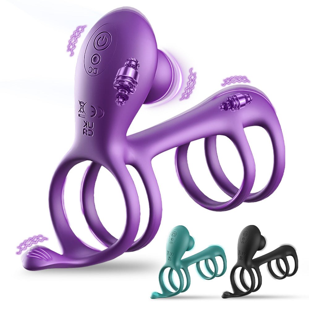 Silicone vibrating penis ring, photo 1