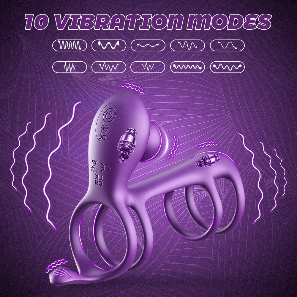 Silicone vibrating penis ring, photo 3