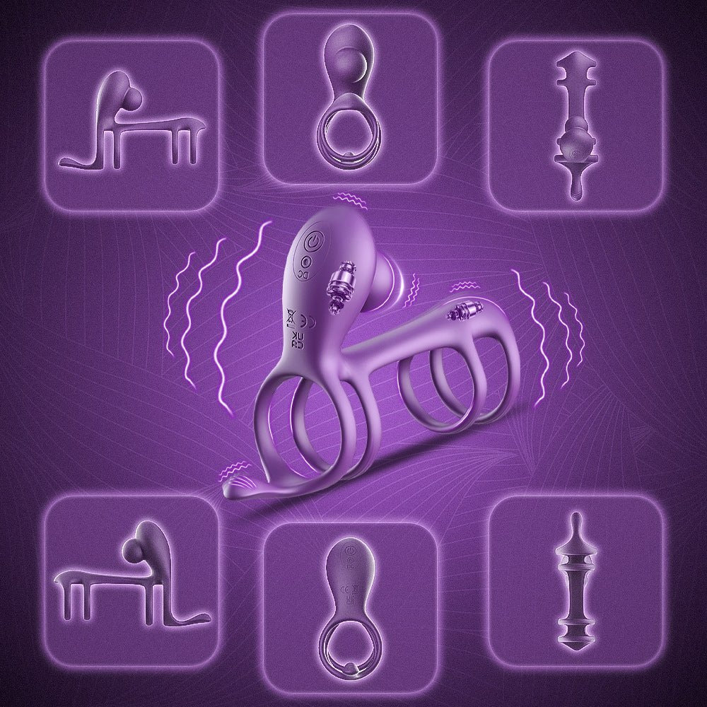 Silicone vibrating penis ring, photo 4