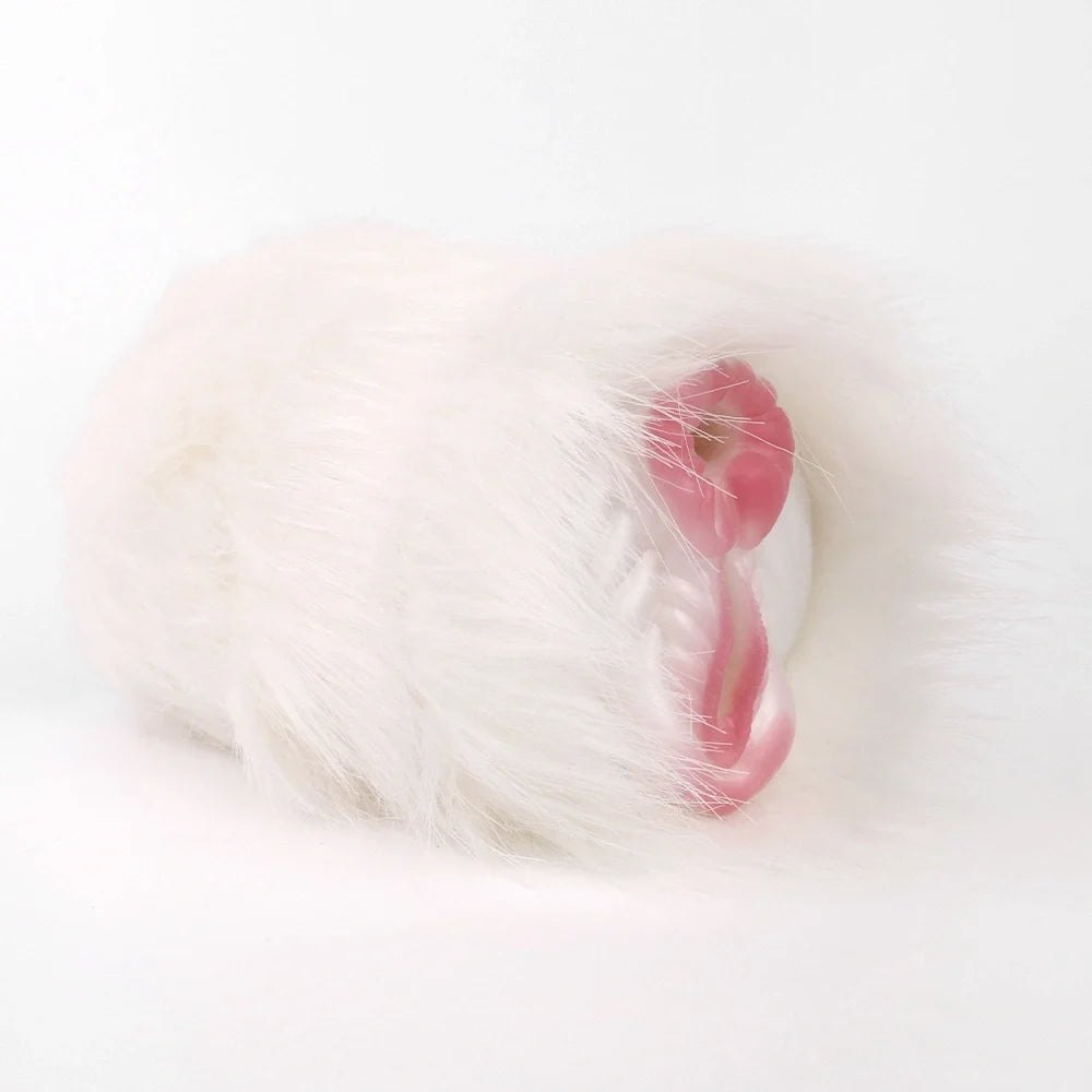 Silky white mane dual entry masturbator, photo 9