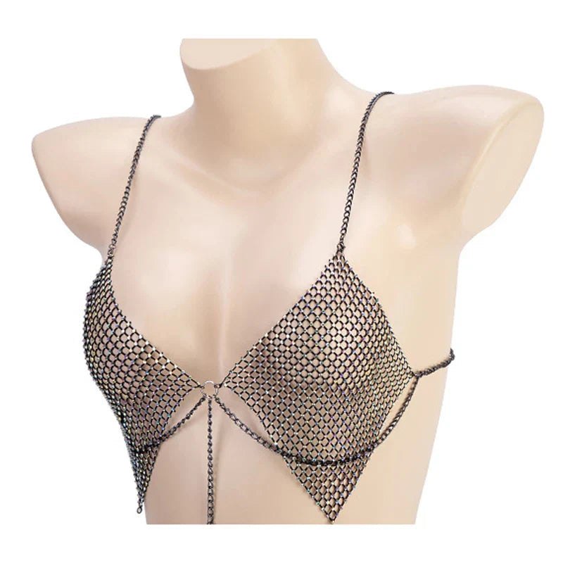 Silver lace bralette lingerie, photo 10