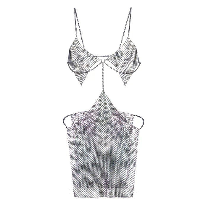 Silver lace bralette lingerie, photo 6