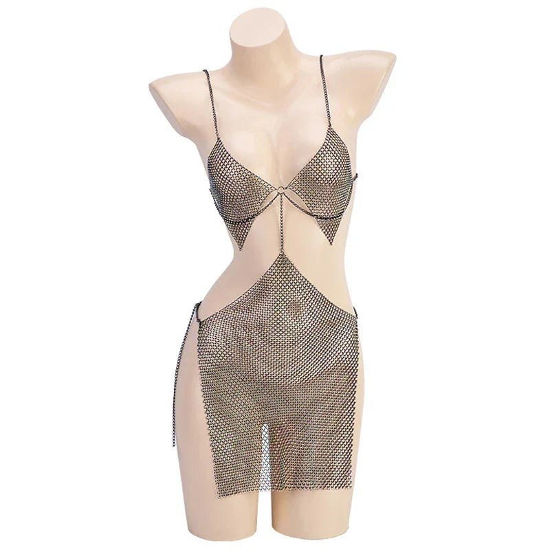 Silver lace bralette lingerie, photo 7