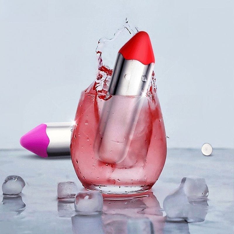 Silver-tone bullet vibrator with charging dock, photo 7