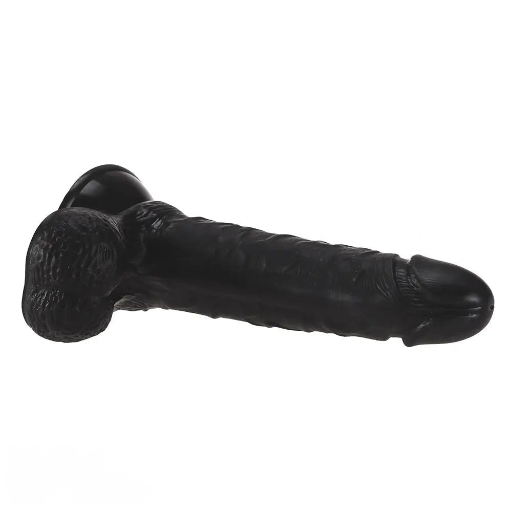 Ribbed realistic dildo with suction cup base, photo 15