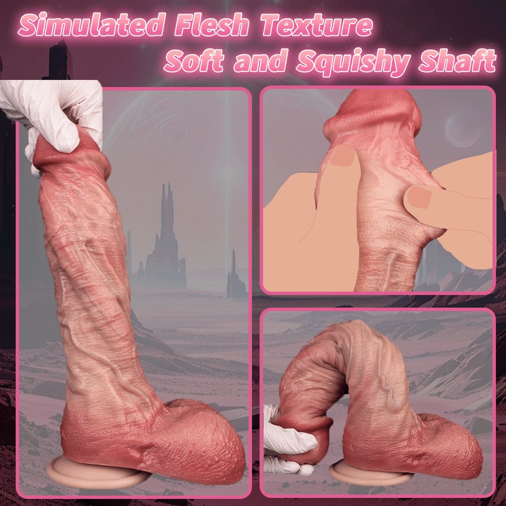 Flesh skin-like suction cup dildo, photo 10