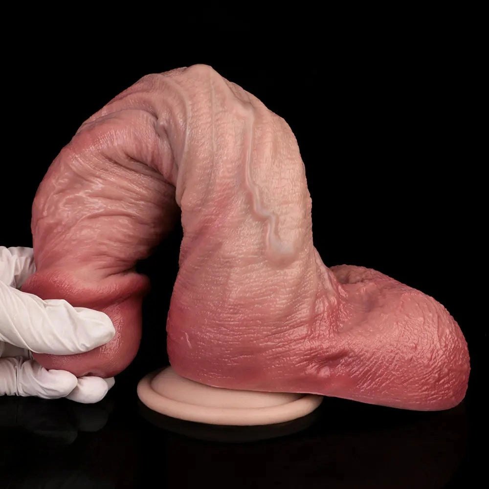 Flesh skin-like suction cup dildo, photo 12