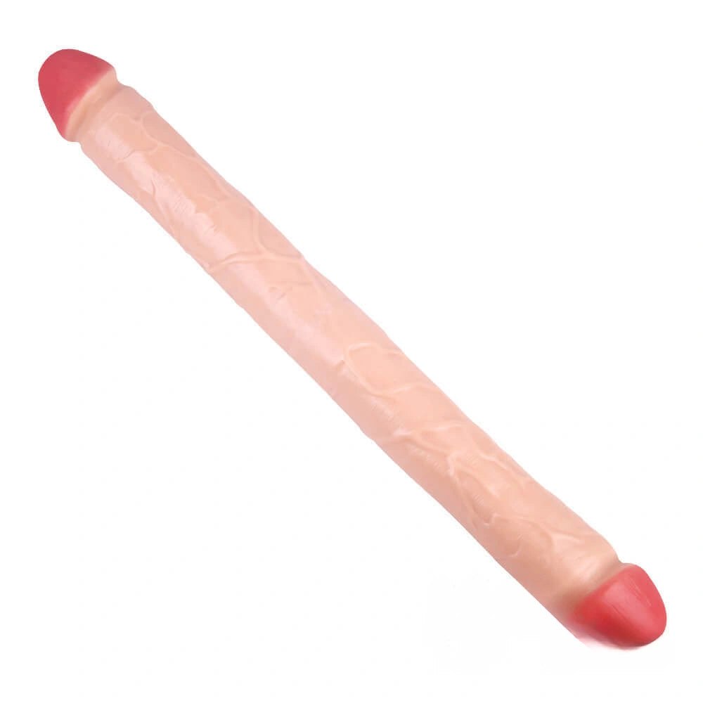Flesh realistic skin-texture pvc dildo