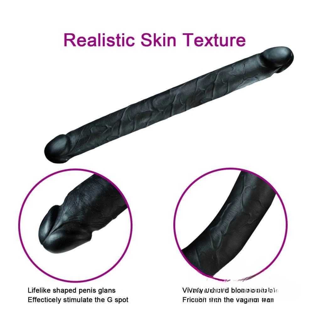 Realistic skin-texture pvc dildo, photo 13