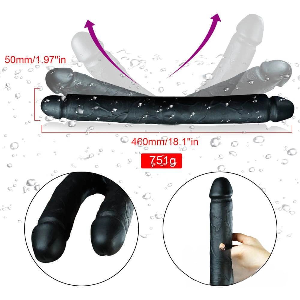 Realistic skin-texture pvc dildo, photo 4