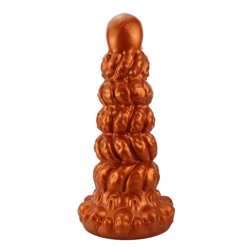 Metallic skull-stacked fantasy dildo, photo 5