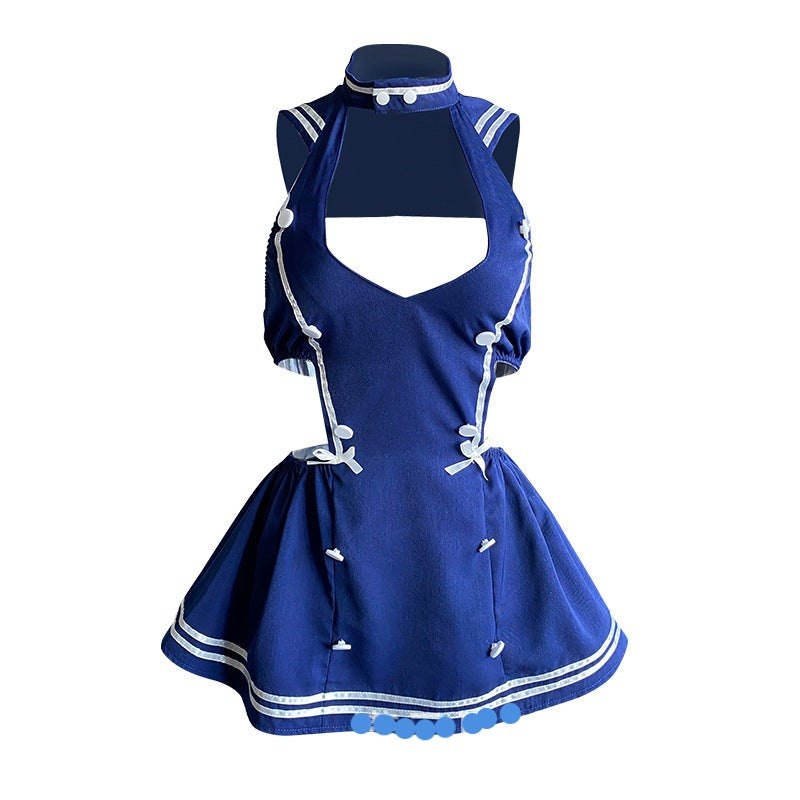 Sleeveless cutout mini babydoll, photo 4