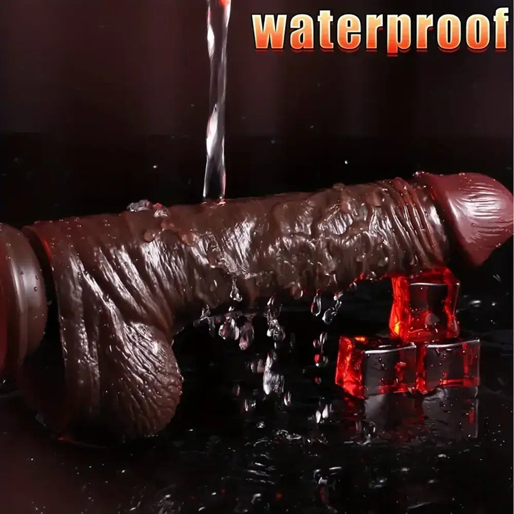 Sliding foreskin suction cup realistic dildo, photo 5