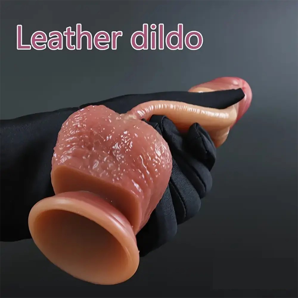 Flesh sliding skin suction cup dildo, photo 4