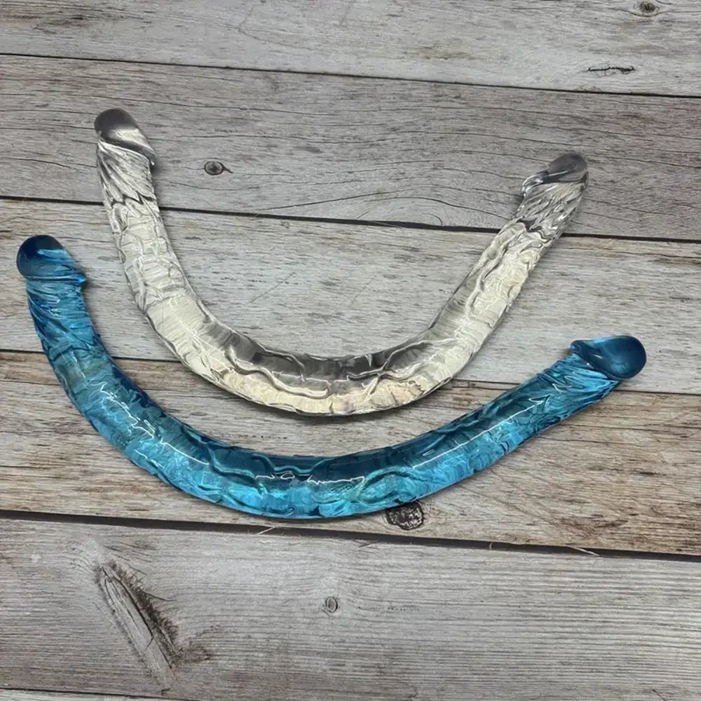 Blue double ended dildo, photo 1