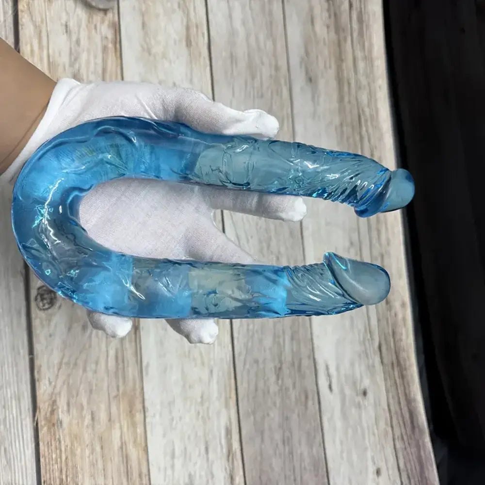 Blue double ended dildo, photo 10