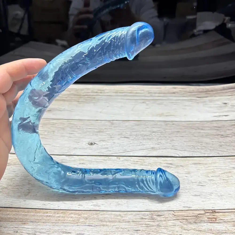Blue double ended dildo, photo 2