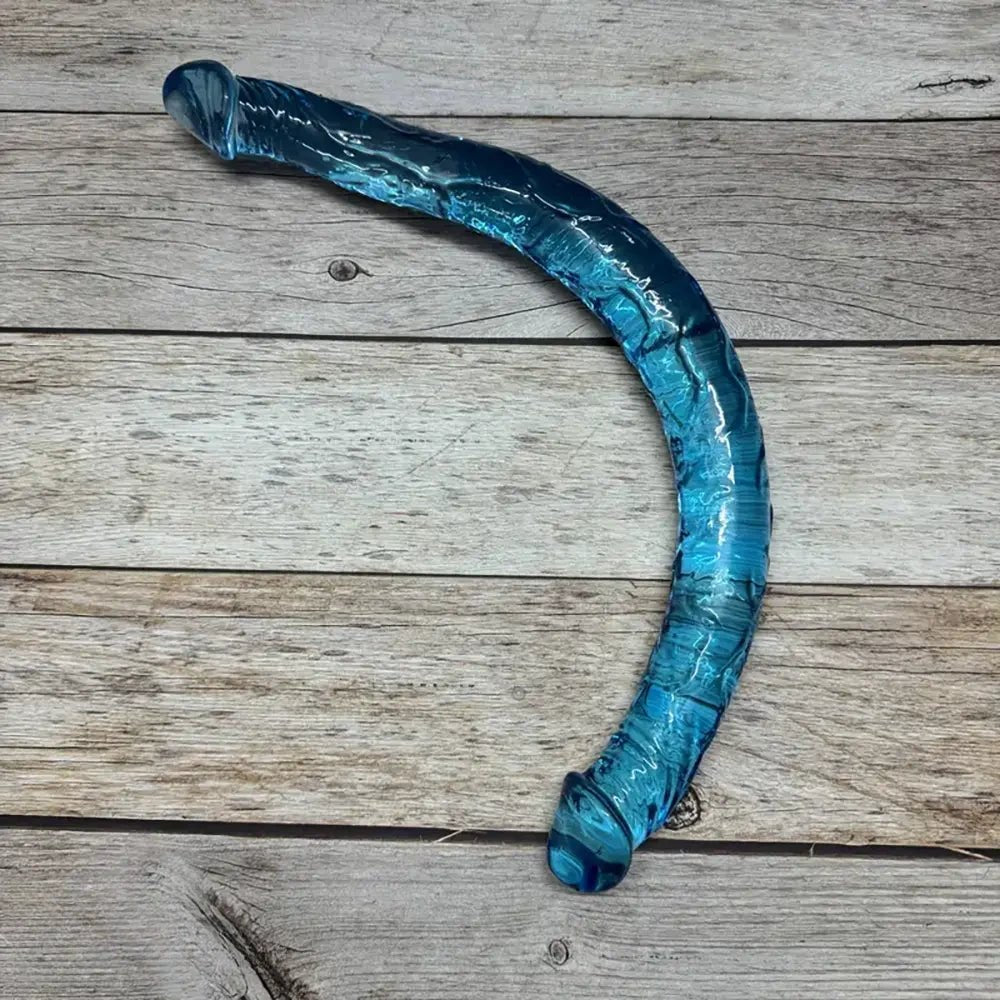 Blue double ended dildo, photo 8