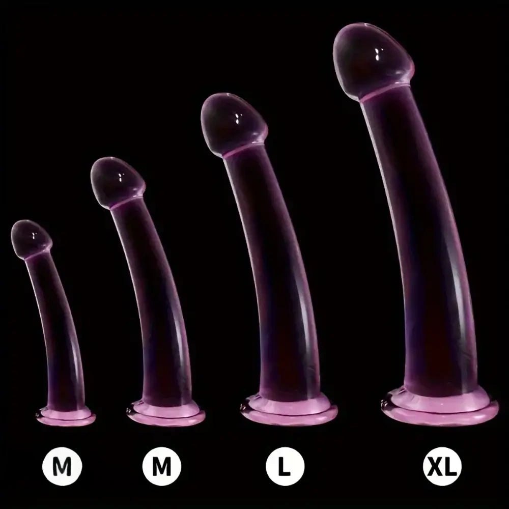 Pink slim tapered anal dildo, photo 1