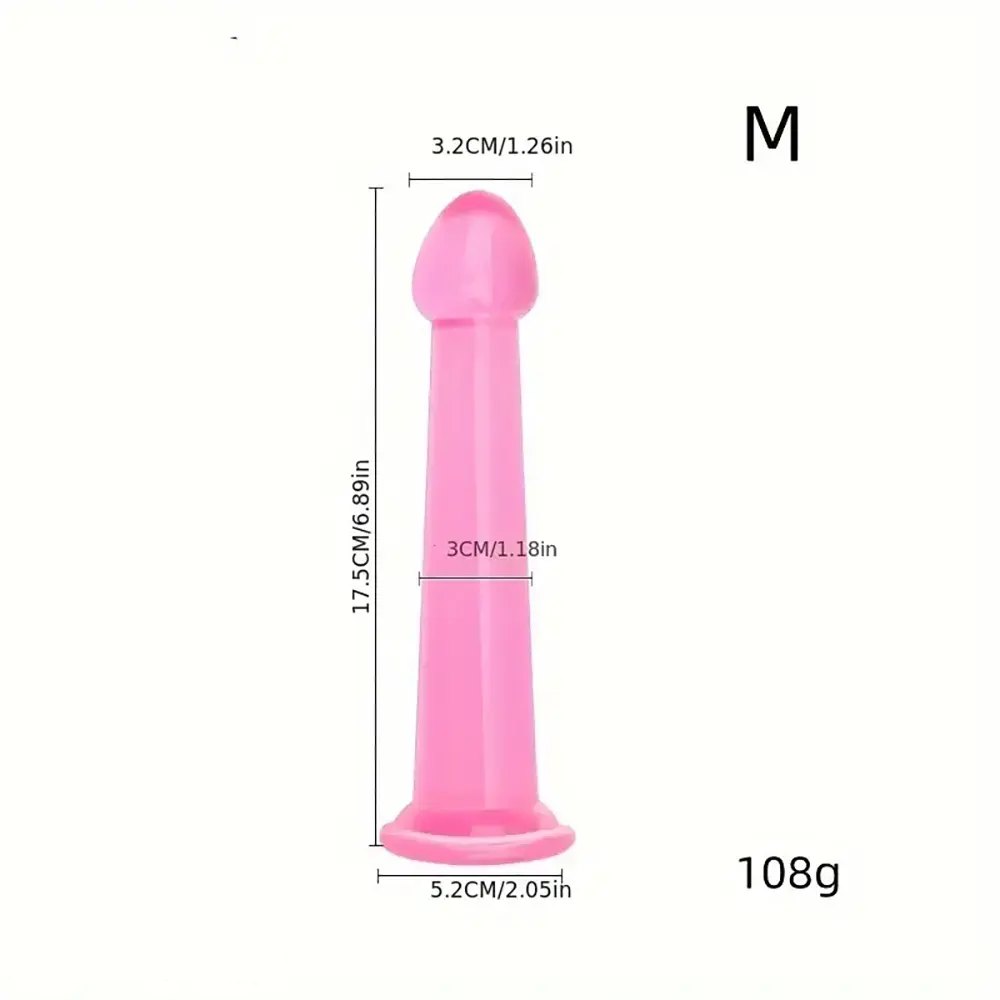 Pink slim tapered anal dildo, photo 5