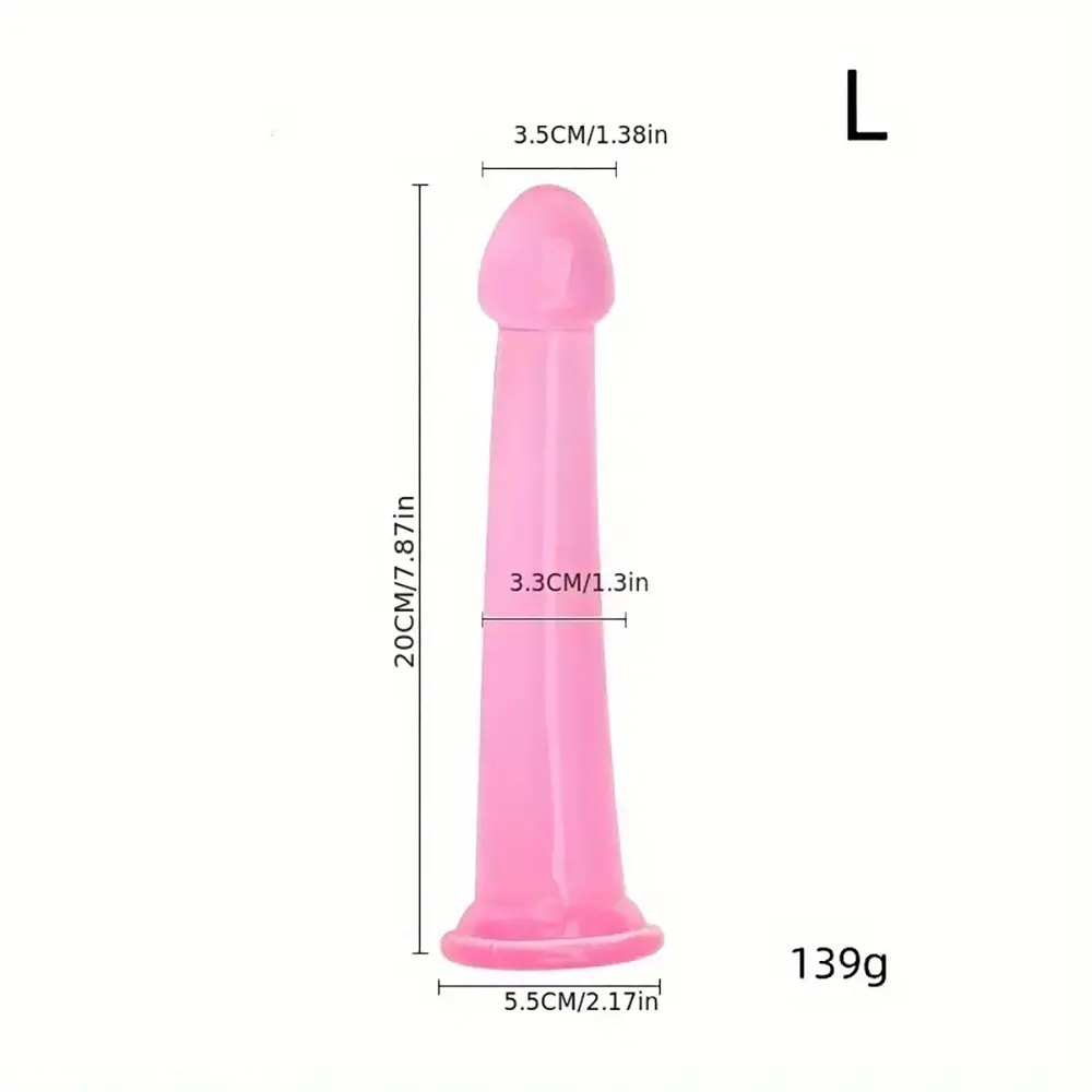 Pink slim tapered anal dildo, photo 6