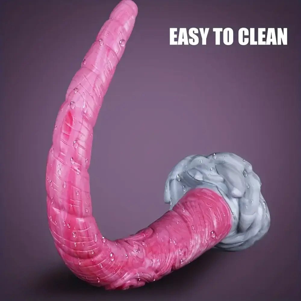 Colorful slim realistic dildo, photo 2