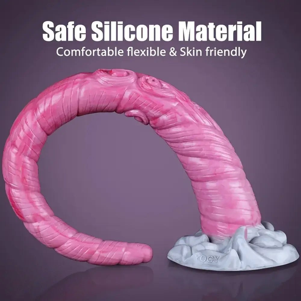 Colorful slim realistic dildo, photo 5