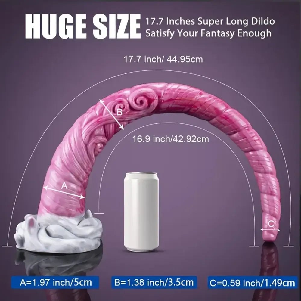 Colorful slim realistic dildo, photo 7