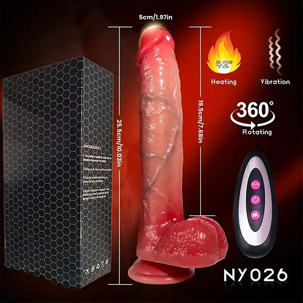 Flesh tone realistic silicone dildo, photo 2