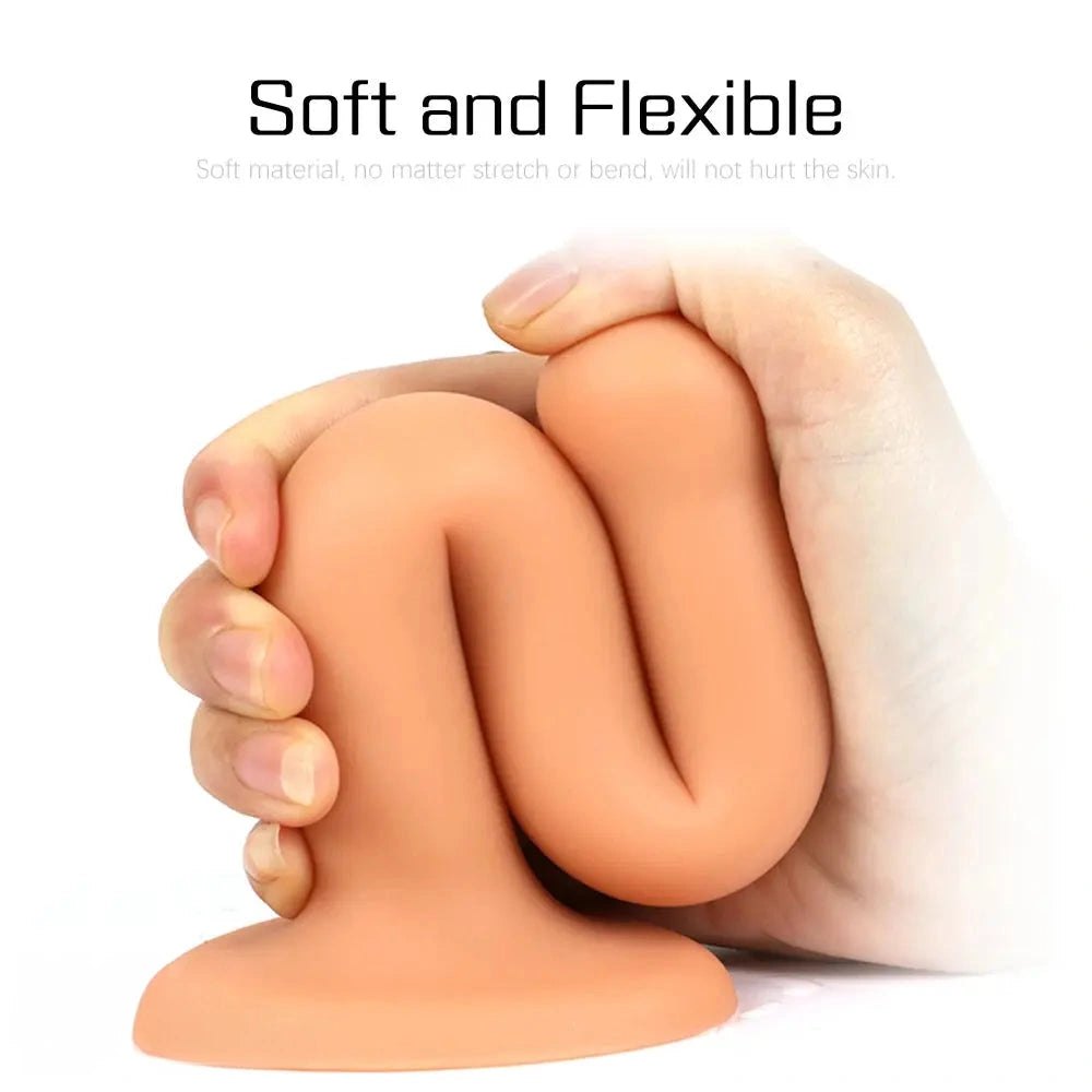 Slim suction cup silicone dildo, photo 4