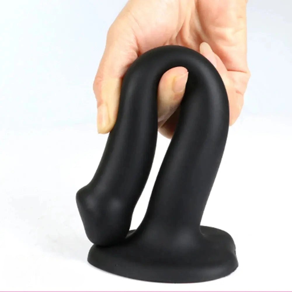 Slim suction cup silicone dildo, photo 5