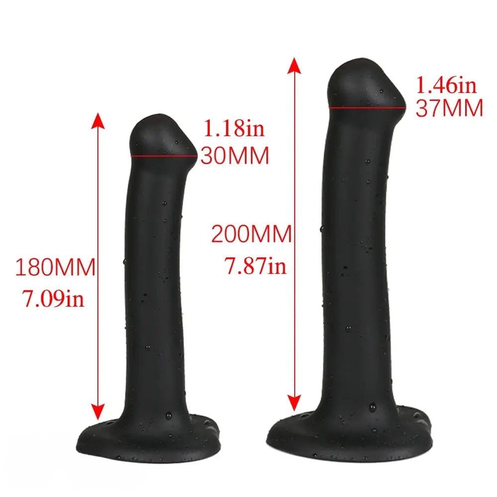 Slim suction cup silicone dildo, photo 6