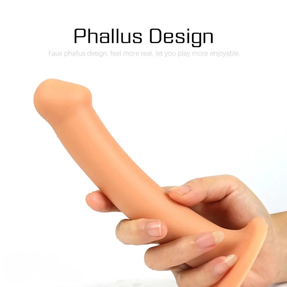 Slim suction cup silicone dildo, photo 8