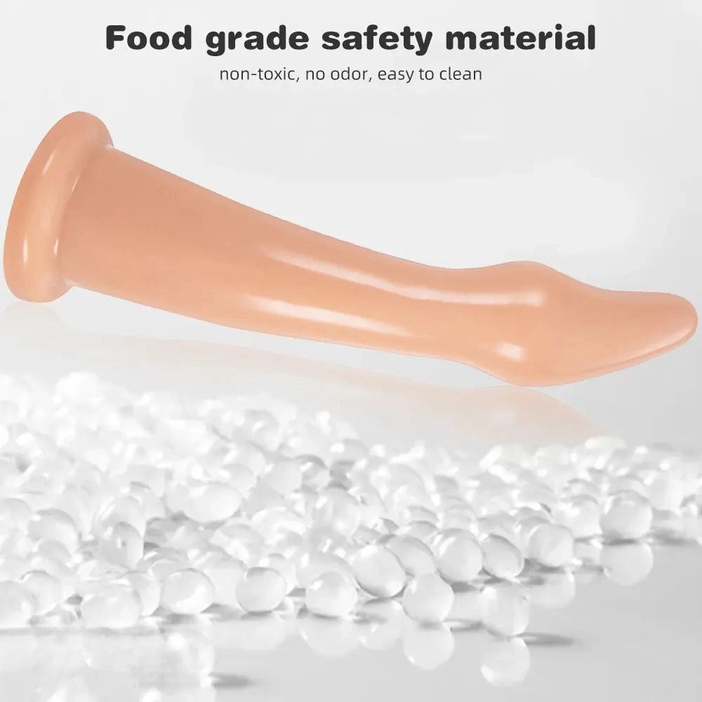 Smooth tapered suction cup dildo, photo 11